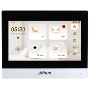 IP-видеодомофон Dahua DHI-VTH8621KMS-WP White изображение 1