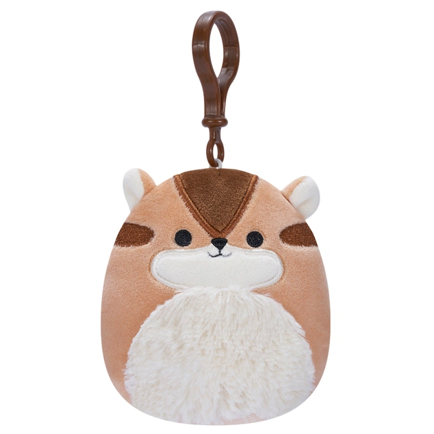 М'яка іграшка Squishmallows на кліпсі – Бурундук Мельзі 9 см (SQCP00148) - изображение 1