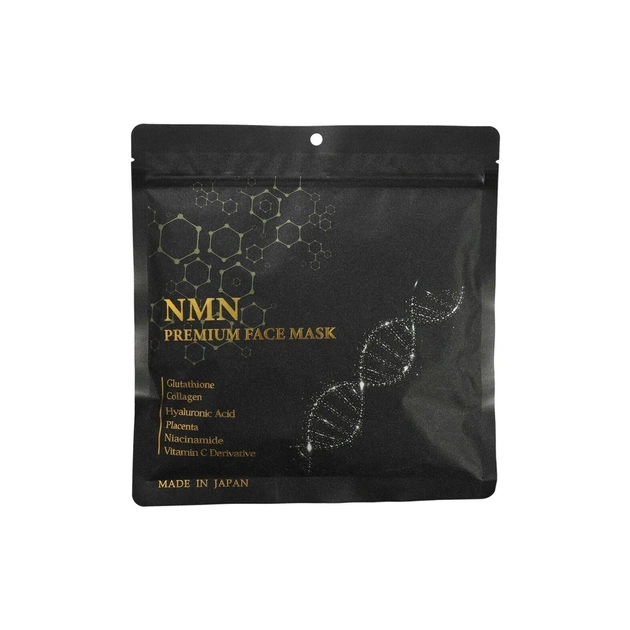 Маска для обличчя Kor Japan NMN Premium Face Mask Тканинна з NMN і глутатіоном 30 шт (4580698816580) - зображення 1