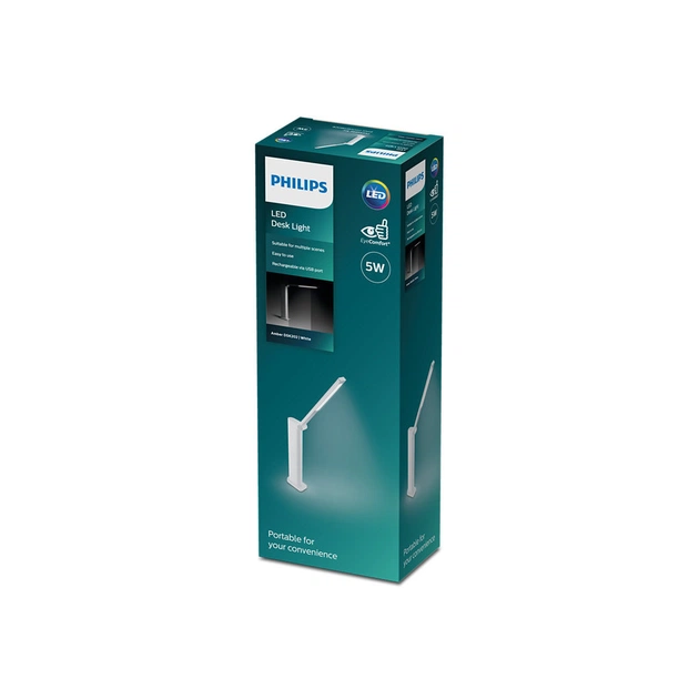Настільна лампа Philips LED Amber 5W, 4000K, 1800mAh (Lithium battery), білий (929003194507) - picture 4