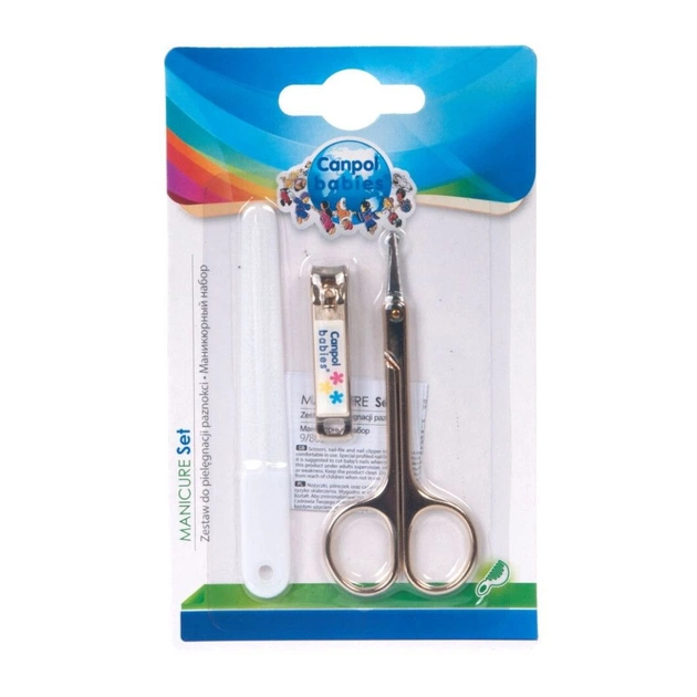 Дитячий манікюрний набір Canpol babies ножицi+кусачки+пилочка (9/809) - picture 2