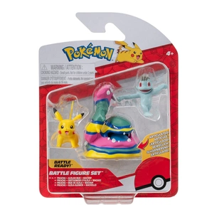 Фігурка Pokemon W19 - Мачоп, Пікачу, Алола Мак (PKW3597) зображення 1