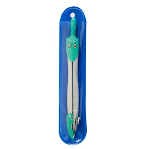 Циркуль ZiBi в м'якому PVC чохлі, зелений, KIDS Line (ZB.5390-04) зображення 1