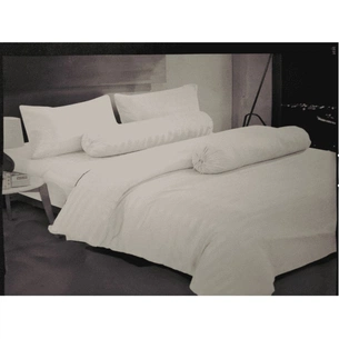 Постільна білизна ШЕМ НЕМР коттон білий двоспальний 175х210 (078КДбіла) зображення 1