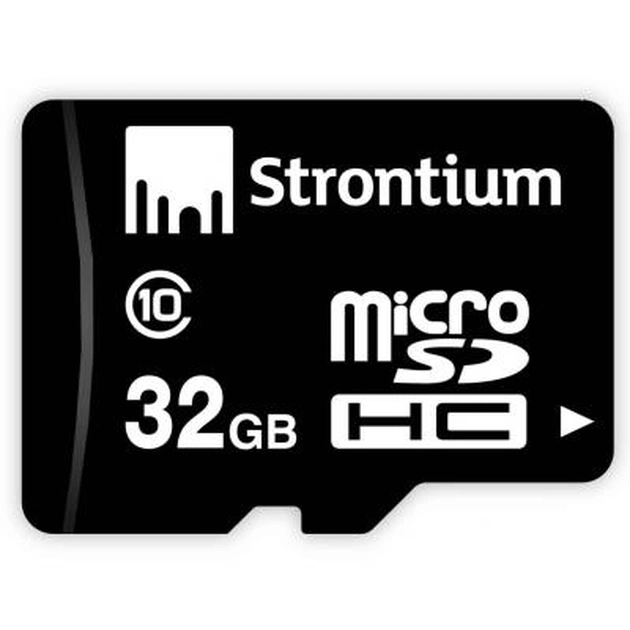 Карта пам'яті Strontium Flash Miсro-SDHC memory card 32Gb Class 10 (SR32GTFC10R) - зображення 1
