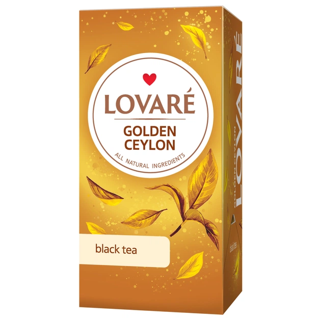 Чай Lovare "Golden Ceylon" 24х2 г (lv.74827) - зображення 1