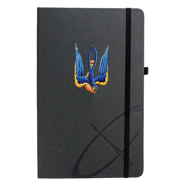 Ручка кулькова Parker IM 17 UKRAINE Black GT BP Тризуб-Ластівка + блокнот Parker + подар.упаковка GIFT24 (22032b24_T1230u) - изображение 7