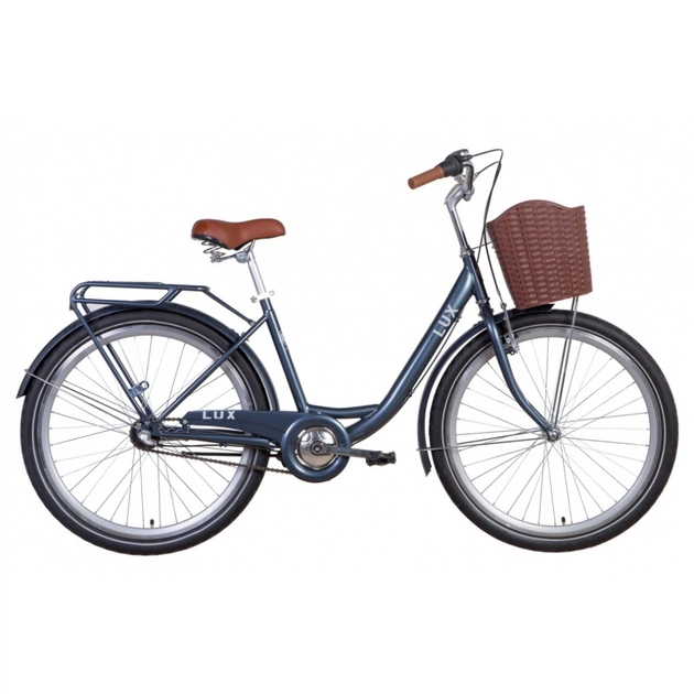 Велосипед Дорожник 26" LUX Planet рама-17" 2021 Blue (OPS-D-26-124) - изображение 1