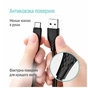 Дата кабель USB 2.0 AM to USB-C 1.0m 3A textured PVC black ColorWay (CW-CBUC094-BK) - зменшене зображення 9
