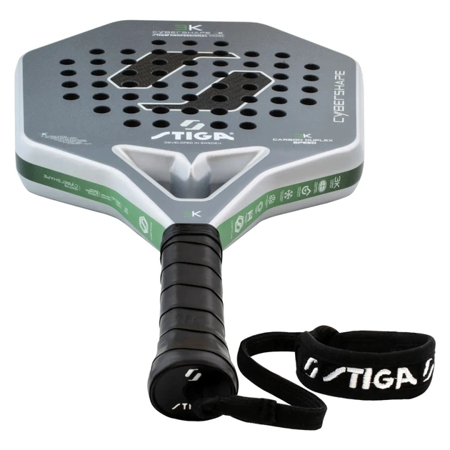 Ракетка для падел тенісу Stiga Racket 3K Cybershape 2V (2202-1522-03) (932053) - зображення 3