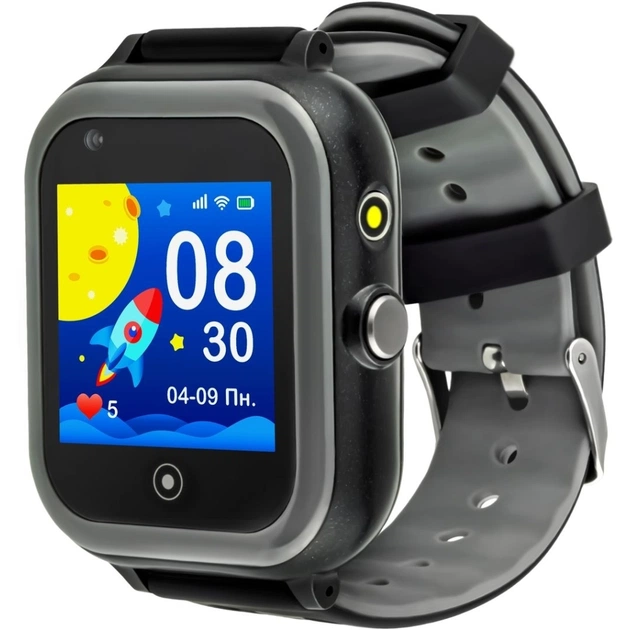 Смарт-годинник GARMIX PointPRO-200 4G/GPS/WIFI/VIDEO CALL BLACK (1002333) - зображення 1