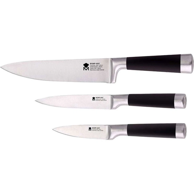Набір ножів MasterPro Foodies Collection 3 шт (BGMP-4207) - изображение 1