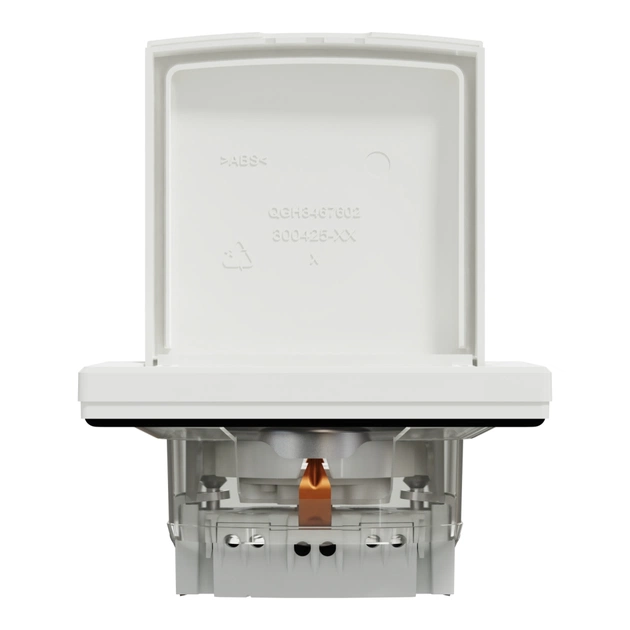 Розетка Schneider Electric ASFORA з кришкою IP44, біла (EPH3100321) - зображення 6