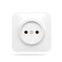 Розетка Videx BINERA IP20 зовнішня 1ая біла (VF-BNS21-W) - зменшене зображення 2