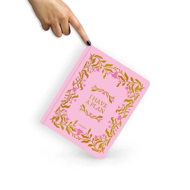 Планер Orner I have a plan, розовый с плетением (orner-2737) - изображение 16