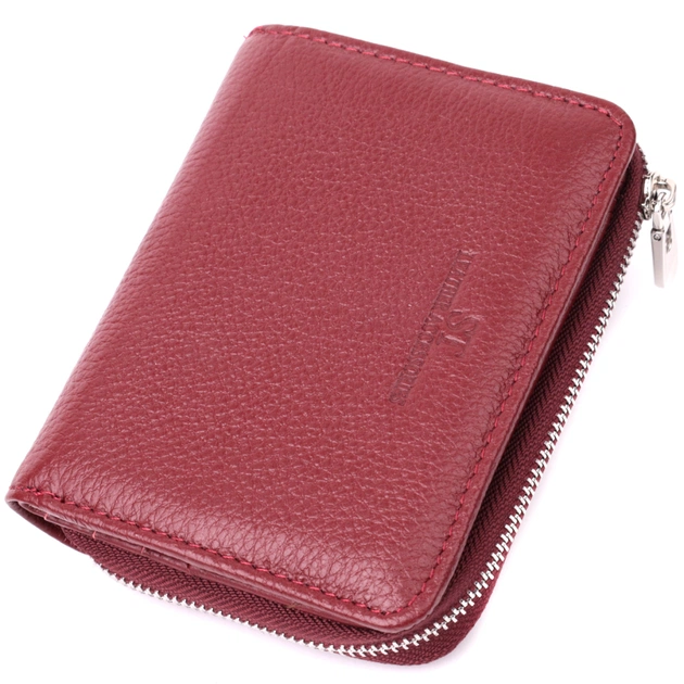 Кошелек ST Leather Из натуральной кожи Бордовый (22551) - изображение 1