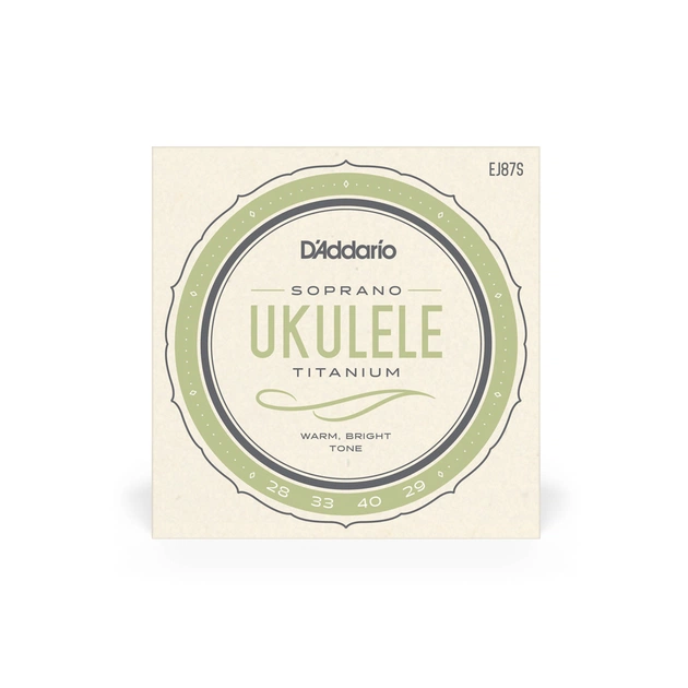 Струны для гитары D'Addario Titanium Ukulele Soprano (EJ87S) - изображение 1