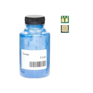 Тонер AHK Canon 067 70г +chip CYAN MF651Cw/MF655Cdw/MF657Cdw 2.4K (50000410) зображення 1