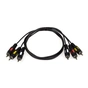 Кабель мультимедійний 3xRCA M to 3xRCA M 1.8m Atcom (10711) - зменшене зображення 1