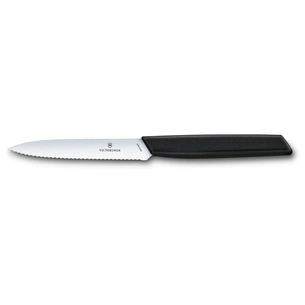 Кухонний ніж Victorinox Swiss Modern Paring Serrate 10см Black (6.9003.10W) зображення 1