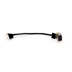 Роз'єм живлення ноутбука з кабелем для HP PJ201 (7.4mm x 5.0mm + center pin), 8(7)-pi Универсальный (A49046) зображення 1