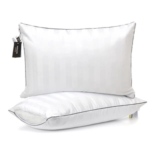 Подушка MirSon антиаллергенна Royal Eco-Soft Hand Made 498 низька 70х70 см (2200000625830) зображення 1