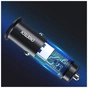 Зарядний пристрій Choetech Car USB-A/USB-C 30W QC3.0/PD (TC0006-V2-BK) - зменшене зображення 7