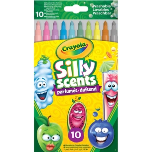 Фломастери Crayola Набір Silly Scents Washable Тонка лінія з ароматом 10 шт (256340.024) зображення 1