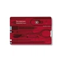 Ніж Victorinox SwissCard Transparent Red Blister (0.7100.TB1) - зменшене зображення 3