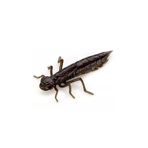 Силікон рибальський FishUP Dragonfly 1.7" 050 - Green Pumpkin Brown/Red&Purple (8шт/уп) (1864.04.95) зображення 1