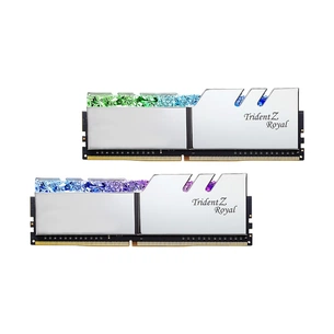 Модуль пам'яті для комп'ютера DDR4 64GB (2x32GB) 3600 MHz TridentZ RGB Royal Silver G.Skill (F4-3600C18D-64GTRS) зображення 1