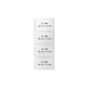 Лента для принтера этикеток Brady M21-11-499, вырубные, 19.05×12.7 mm, 140 шт, black on white, нейлон (152090) - уменьшенное изображение 2