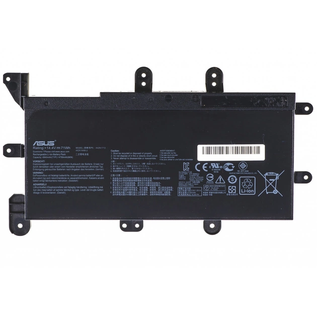 Акумулятор до ноутбука ASUS ROG G703 A42N1713, 5000mAh (71Wh), 4cell, 14.4V, Li-ion (A47560) - зображення 1
