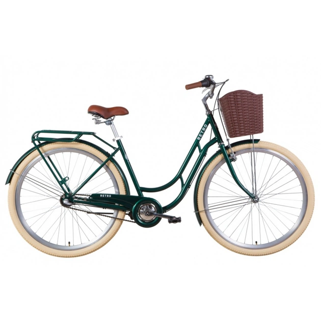 Велосипед Дорожник 28" RETRO Planet рама-19" 2021 Green (OPS-D-28-222) - изображение 1