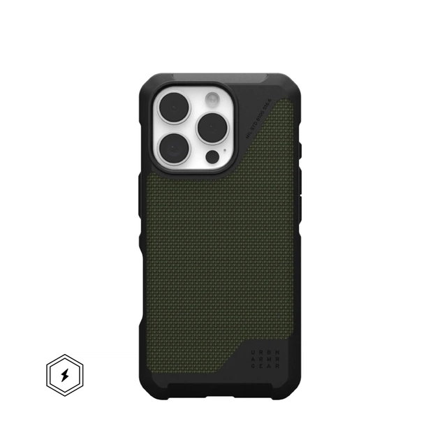 Чохол до мобільного телефона UAG iPhone 16 Pro Metropolis LT Magsafe Kevlar Olive (114452113972) - изображение 1