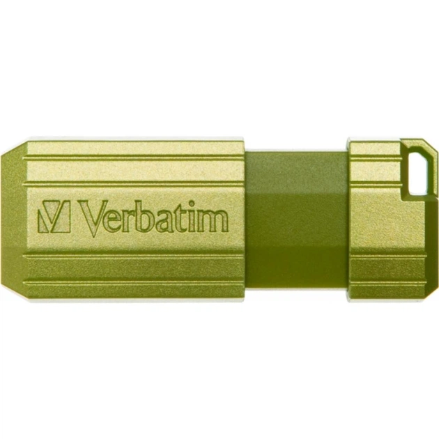 USB флеш накопичувач Verbatim 16GB Store 'n' Go Pin Stripe Green USB 2.0 (049070) - зображення 1