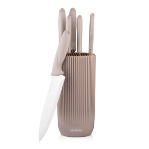 Набір ножів Ardesto Gemini 7 предметів, бежевий (AR2107KH) зображення 1