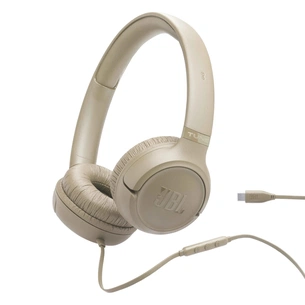 Навушники JBL Tune 530c USB-C Beige (JBLT530CBEG) зображення 1