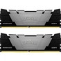 Модуль пам'яті для комп'ютера DDR4 64GB (2x32GB) 3600 MHz Renegade Black Kingston Fury (ex.HyperX) (KF436C18RB2K2/64) - зменшене зображення 1