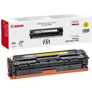 Картридж Canon 731 Yellow, для LBP7100/7110 (6269B002) зображення 1