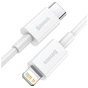 Дата кабель USB-C to Lightning 2.0m 20W white Baseus (CATLYS-C02) - уменьшенное изображение 2