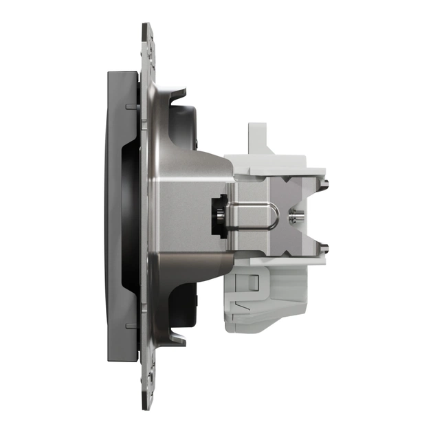 Розетка Schneider Electric ASFORA без заземлення антрацит (EPH3000171) - зображення 4