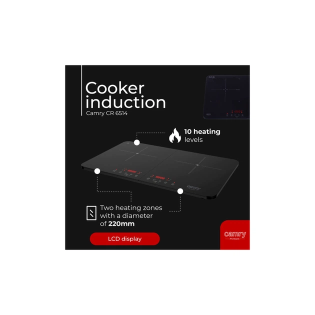 Настільна плита Camry CR 6514 - picture 8