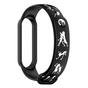Ремінець до фітнес браслета Armorstandart RM для Xiaomi Mi Band 7/6/5 Siluet Black (ARM59270) - уменьшенное изображение 1