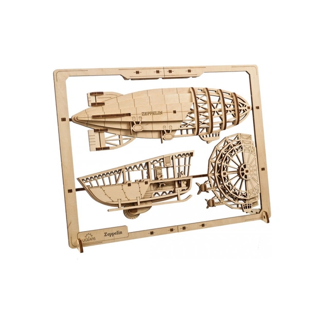 Конструктор Ugears Цепелин 2.5D (6337512) - изображение 3