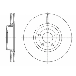 Гальмівний диск REMSA 61562.10 зображення 1