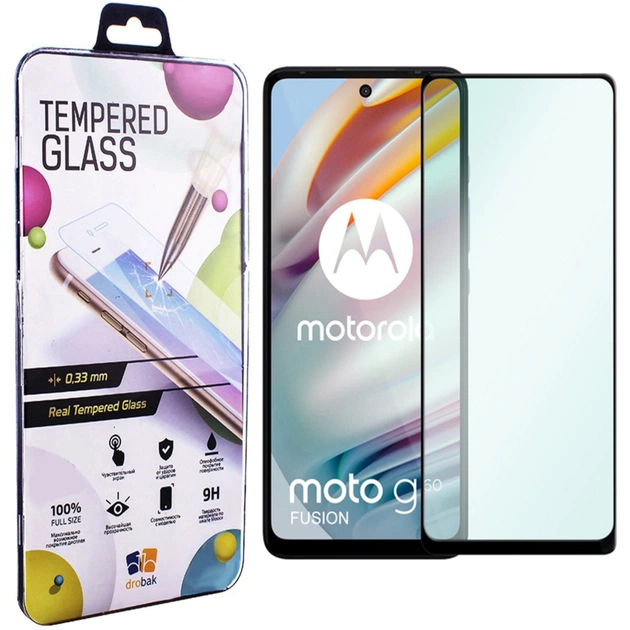 Стекло защитное Drobak Motorola Moto G60 (606076) - изображение 1