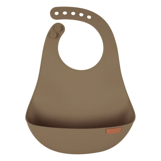 Нагрудничок Lovi Granola силіконовий, коричневий (51/031_bro) - picture 1