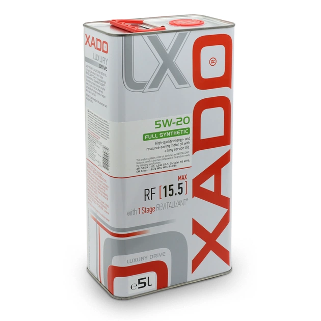 Моторна олива Xado 5W-20 Full Synthetic Luxury Drive 5л (ХА 26378) - зображення 1