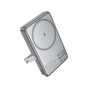 Батарея універсальна HOCO 10000mAh Sunlight PD/20W Magnetic with stand Metal Grey (Q36A / 714987) - зменшене зображення 3